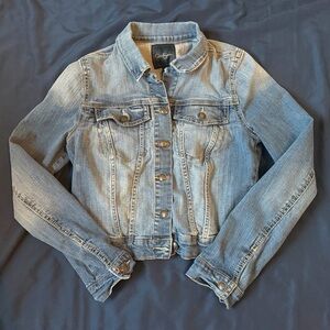 Women's Button-Up Denim Jacket by Jessica Simpson, Size Small